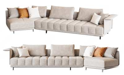 现代多人沙发3D模型下载